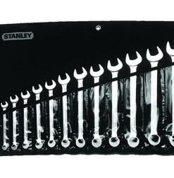 Bộ cờ lê đầu tròng, đầu mở 14 chiếc (từ 8 - 24mm) Stanley 87-036